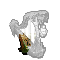 Part of Fae Harp
