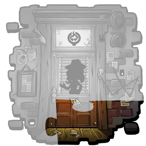 Part of Detective's Door