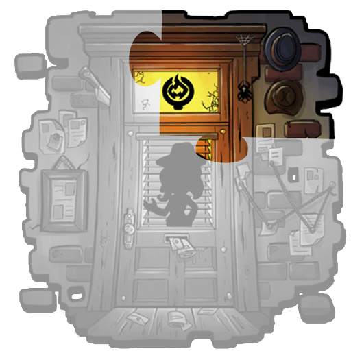 Part of Detective's Door