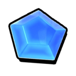 Blaue Scherbe