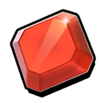 Rotes Scherbe